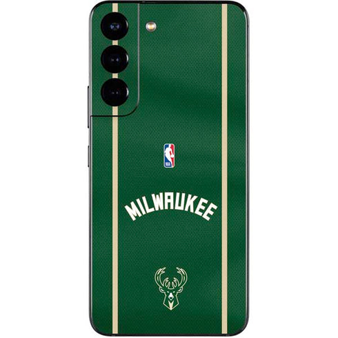 NBA Milwaukee Bucks Jersey Galaxy S22 Skin